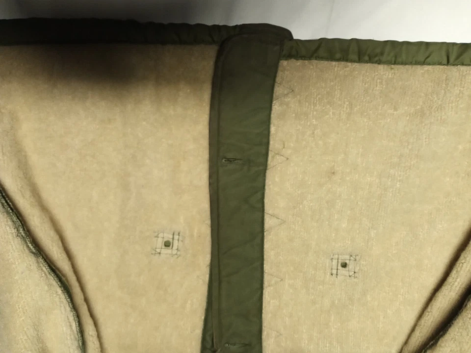 Vintage USAF Wool Coat Liner Military Air Force Jacket Rare US Army - Image 2 of 4