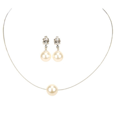 KRIKOR SET Perlen-Anhänger+ Kette+ Ohrstecker Ohrringe Markenkristalle NEU