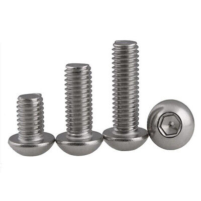 M3 x 55 mm 304 en acier inoxydable Pan Head Vis Boulons 60 pcs
