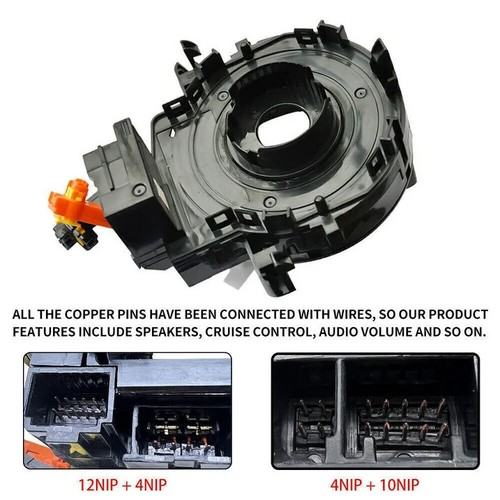 Spiral Cable Clock Spring Fit For 2005-2013 TOYOTA TACOMA OEM 84306-06140 - Picture 4 of 13