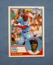 1983 Topps Traded Tony Perez #85T mint Phillies