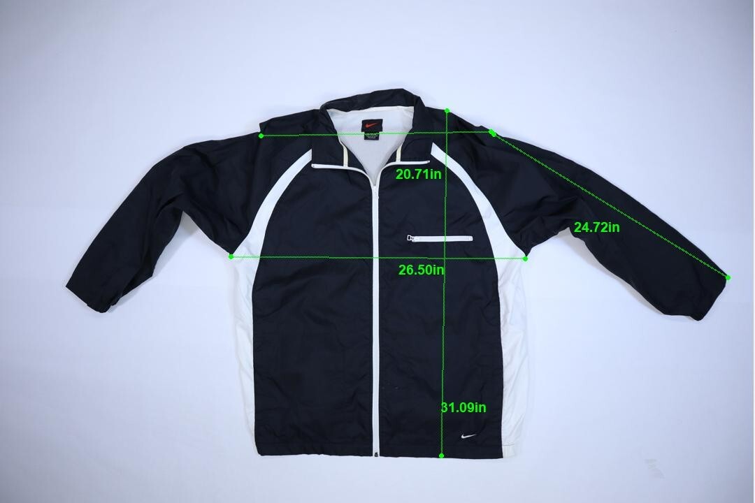 Vintage 90s Nike Black Tag Mens black White Full Zip Vintage 90s Nike Black Tag Mens black White Full Zip