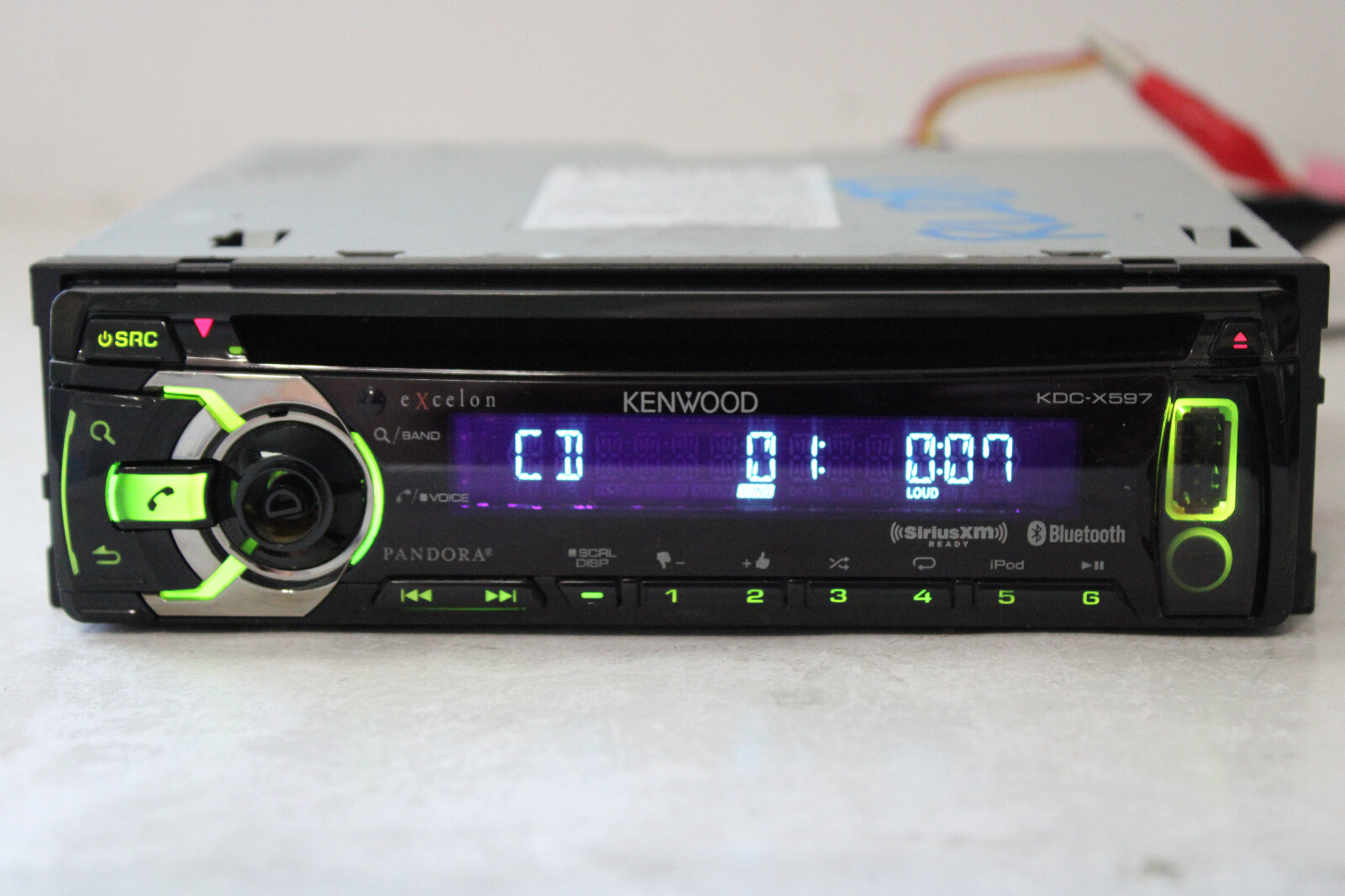 Kenwood KDCX597 CD MP3 Receiver Radio Stereo Bluetooth Pandora