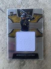 2022 Panini Select Jumbo Swatch Holo Rodolfo Castro #RJS-RO Rookie RC