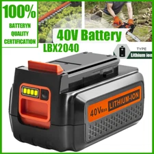 Replacement for Black and Decker 40V Battery Lithium LBX2040 LBXR36 40Volt 3.0Ah