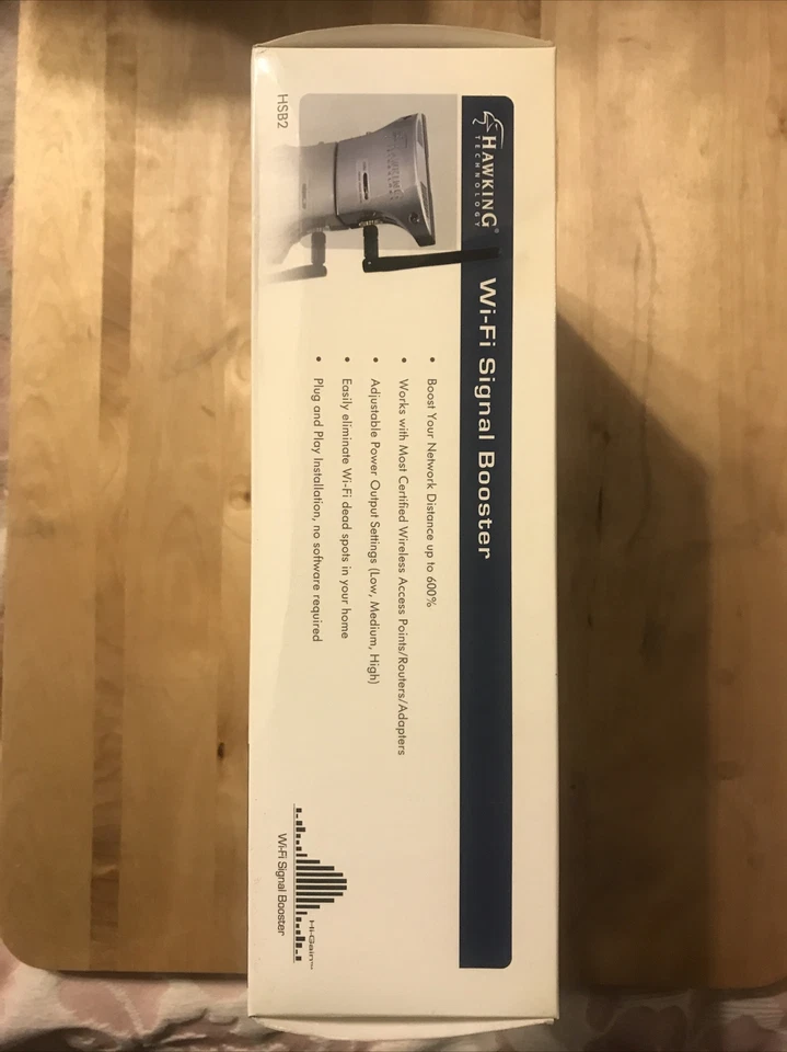 Hawking Technology HSB2 HiGain Signal Booster / WiFi Signal Booster ,NEW - Image 4 of 4
