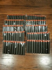 100pcs 2.75" BLACK Elite Bullet Foam Dart Refill Replacement Toy Gun Darts USA