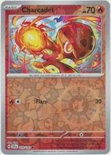 CHARCADET 029/142 STELLAR CROWN POKEMON (REVERSE HOLO, NM)