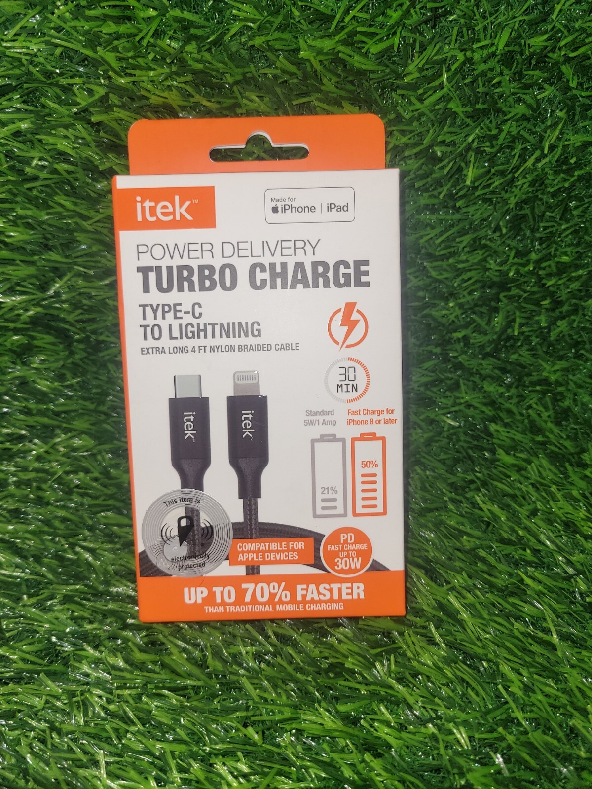 Itek PD Type C to Lightning Cable Made For Iphone/ipad Black-image