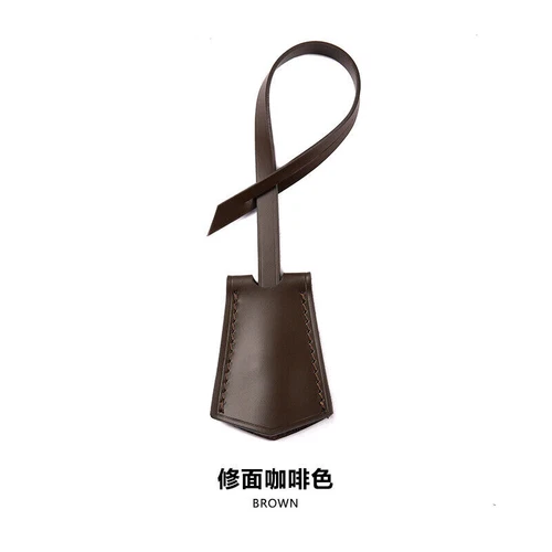 Handgefertigte Vachetta Leder Schlüssel Glocke - Rindsleder Kofferanhänger für Handtaschen - Bild 9 von 22