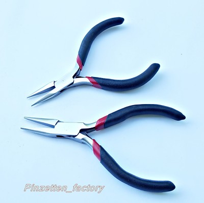 2er Ketten Zangen set(innen flach) Juwelier Zangen Schmuckwerkzeuge (271A+271B)