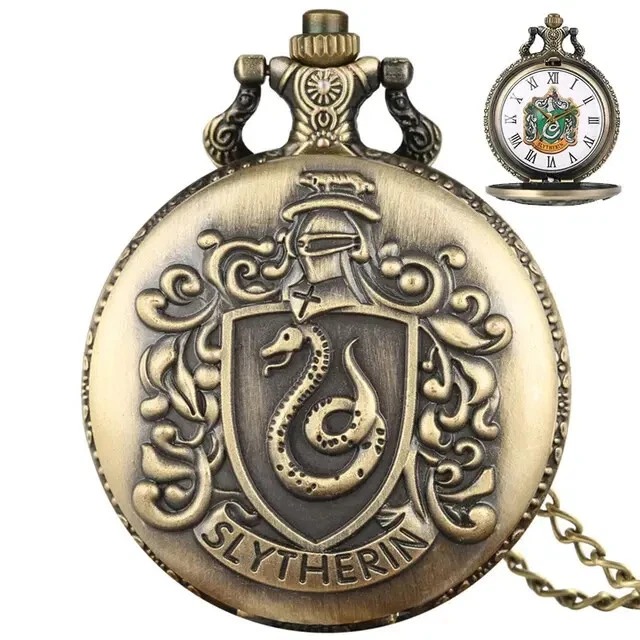 Harry Potter Orologio Ufficiale Casa Serpeverde – Quadrante Laminato Verde E Argento, Cinturino Nero PU