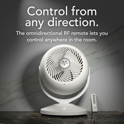 Large Air Circulator with Omniwave Oscillation and Remote