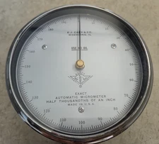 E.J. Cady & Co. DW Model Exact Automatic Micrometer Half Thousandths of an Inch