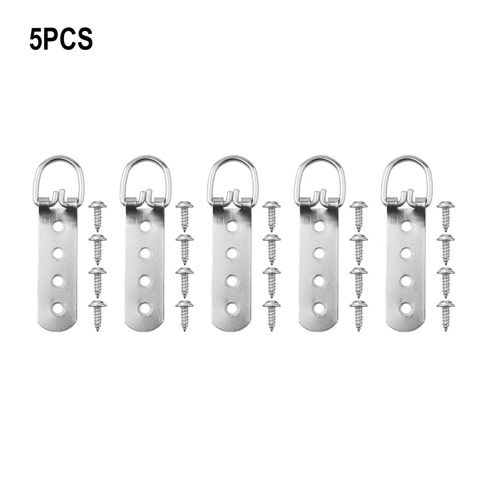 Einfache Installation D Ring Bilderaufhänger mit Schrauben zur sicheren Darstel