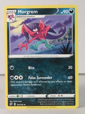 Morgrem - Rebel Clash - POKEMON - 124/192 - singles