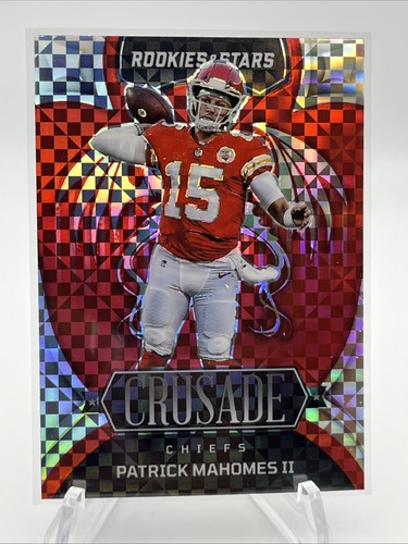 2022 Panini Rookies & Stars - Crusade Patrick Mahomes II #CR-4 Red Plaid Prizm