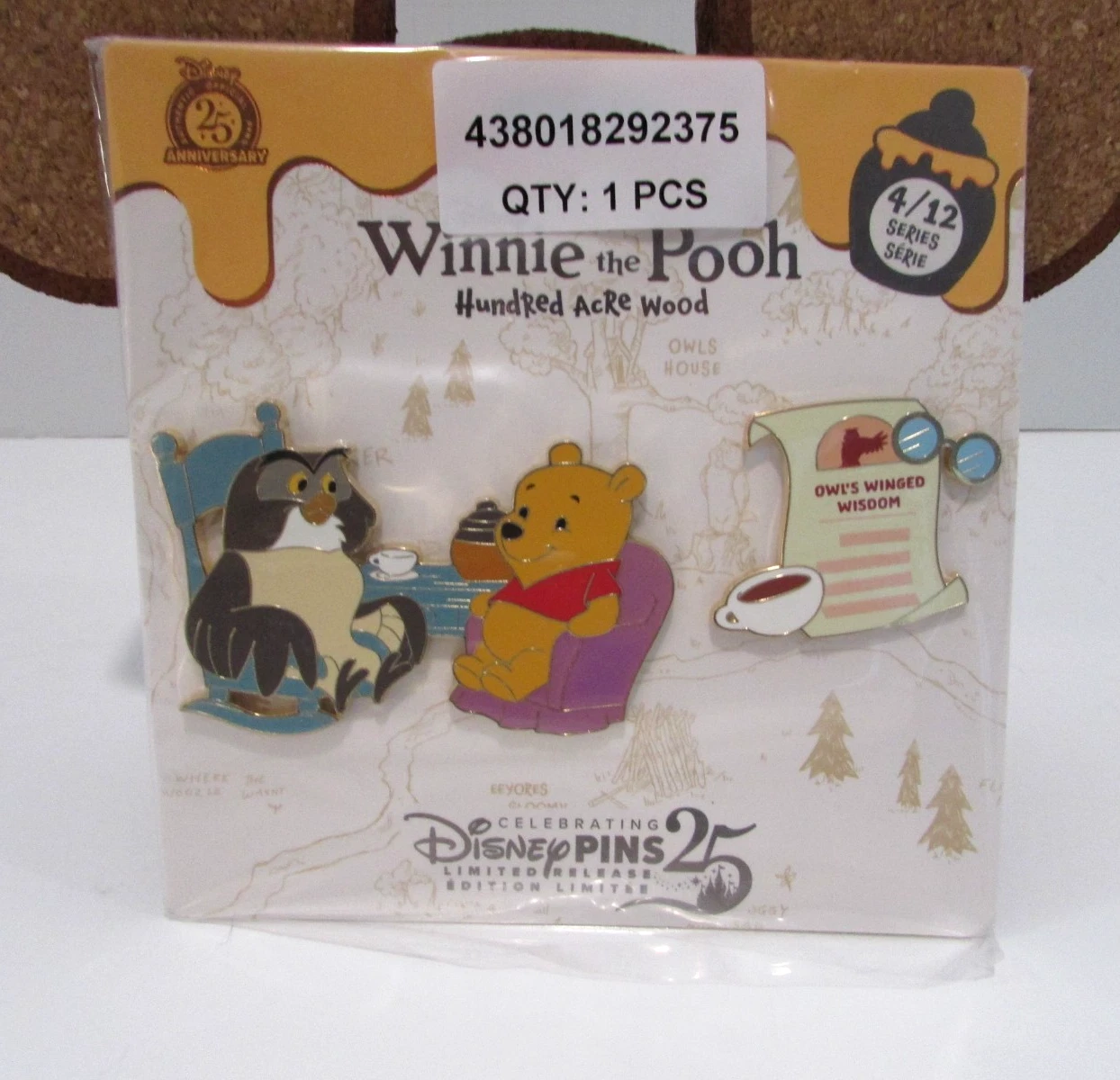 Disney Winnie the Pooh Owl Hundred Acre Wood Pin 4/12 2025 NEW