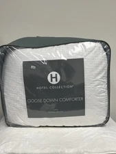 Hotel Collection White Goose Down Medium Weight King Comforter