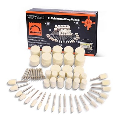100PCS Polishing Buffing Wheel for Dremel Polishing Kit Polishing Wheel for D...