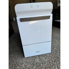 Gevi Countertop Nugget Ice Maker Sonic-Style Pellet Ice Machine Stainless Steel