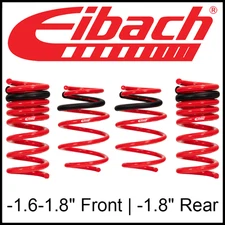 Eibach SPORTLINE Lowering Coil Springs Set of 4 fit 2018-2022 Honda Accord Sedan