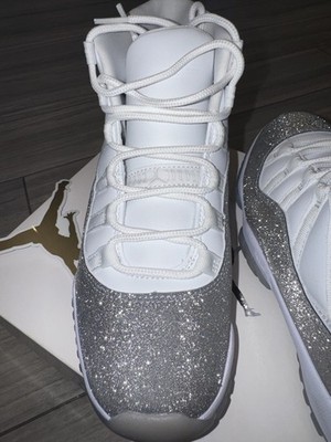 Jordan Air Jordan 11 Retro White Metallic Silver Vast Grey Women's AR0715-100
