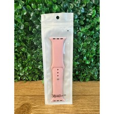 New Pink Silicone Smart Watch Band NWT Adult Watch Band 38mm 40 mm Gift