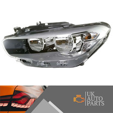 Headlight BMW 1 Series F20 LCI 2015-19 Left Passenger Side Halogen with LED DRL