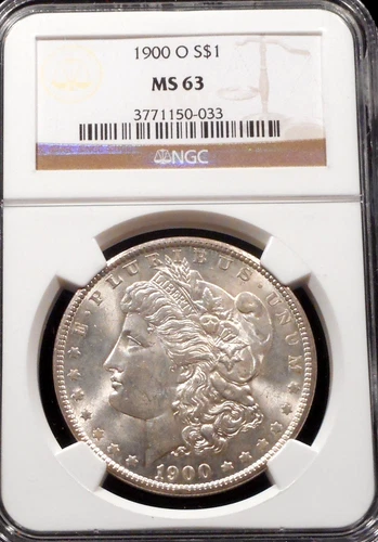 1900-O Morgan Dollar - NGC MS63