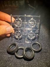 Revell 125 Custom 5-spoke Chrome Rims And Tires From 70 Plymouth Cuda Kit-nr Revell 125 Custom 5-spoke Chrome Rims And Tires From 70 Plymouth Cuda Kit-nr