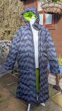 Adidas Man U managers coat lined with 100% duck down size small BNWT