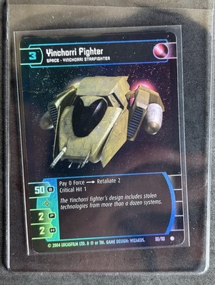 Star Wars TCG WOTC Phantom Menace FOIL Yinchorri Fighter 90/90