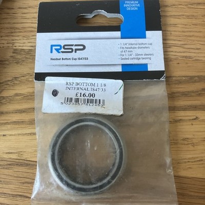 RSP Steuersatz Bottom Cup 1 1/8'' IS47/33 - Steuerrohr 47mm - Fahrrad MTB