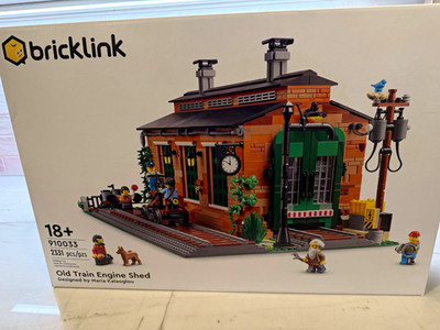 LEGO BrickLink Old Train Engine Shed 910033 Limited Edition NEW SEALED