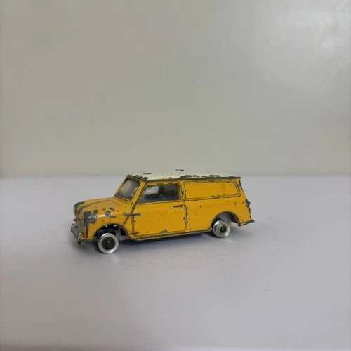 Dinky Toys Mini van Vintage Die-cast restoration project Yellow Meccano UK Made