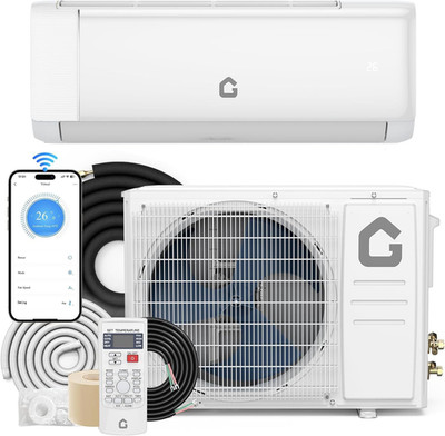 12,000 BTU Mini Split AC & Heat Pump | 115V, Inverter, Smart Wifi, Remote | Ultr