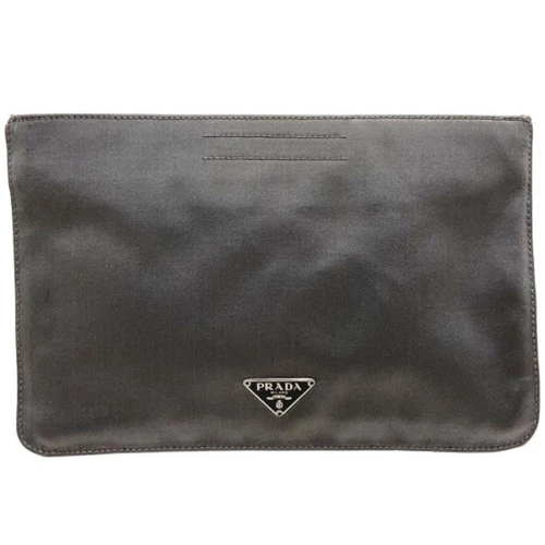 Authentique magnifique sac pochette plate Prada