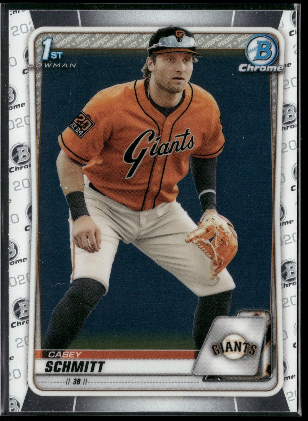 2020 Bowman Draft #BD-129 Casey Schmitt Chrome