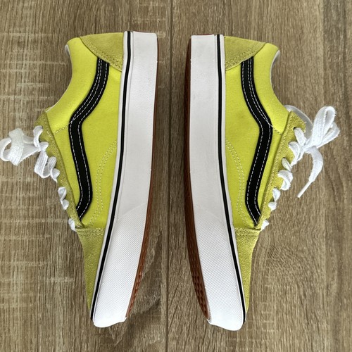 VANS ComfyCush Entrenadores Mujer Zapatos Talla UK 4.5 EU 37 Parte Superior Baja Lima Old Skool - Imagen 4 de 12