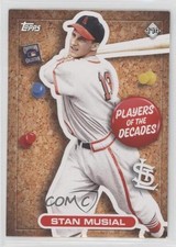 2020 Topps Stickers Players of the Decades Stan Musial Wade Davis HOF 0w7