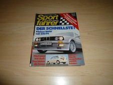 Auto Zeitung Zeitschrift - Sport Fahrer Nr. 1 / 1984 - BMW E30 Hartge - VW Golf