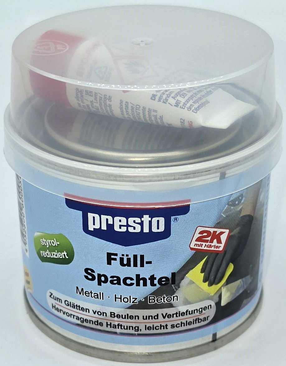 Presto Rot Füllspachtel 250 G - Image 2