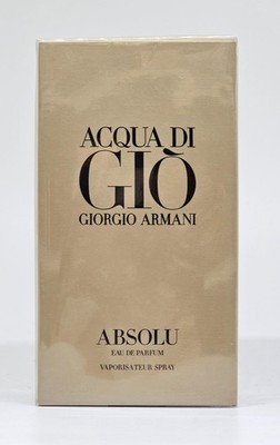 Giorgio Armani Acqua Di Gio Absolu 4.1/4.2 oz Eau De Parfum 125ml For Men
