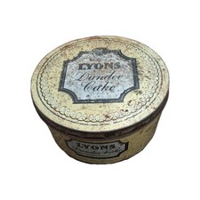 Vintage J Lyons Dundee Cake Tin – Collectable British Advertising Tin, Pantry