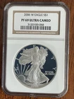 2006 W AMERICAN SILVER EAGLE NGC PF69 ULTRA CAMEO