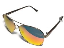 NWT 75 VINCE CAMUTO Gold Aviator Sunglasses Shades New VC512  Case