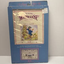 Worlds of Wonder Talking Mother Goose Jack  The Beanstalk Book  Cassette 1986