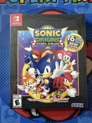 Sonic Origins Plus (Nintendo Switch, 2023) With Artbook New Sealed Unopened