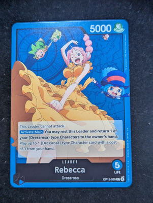 Rebecca OP15-039 L Adventure on KAMI's Island - ONE PIECE Card
